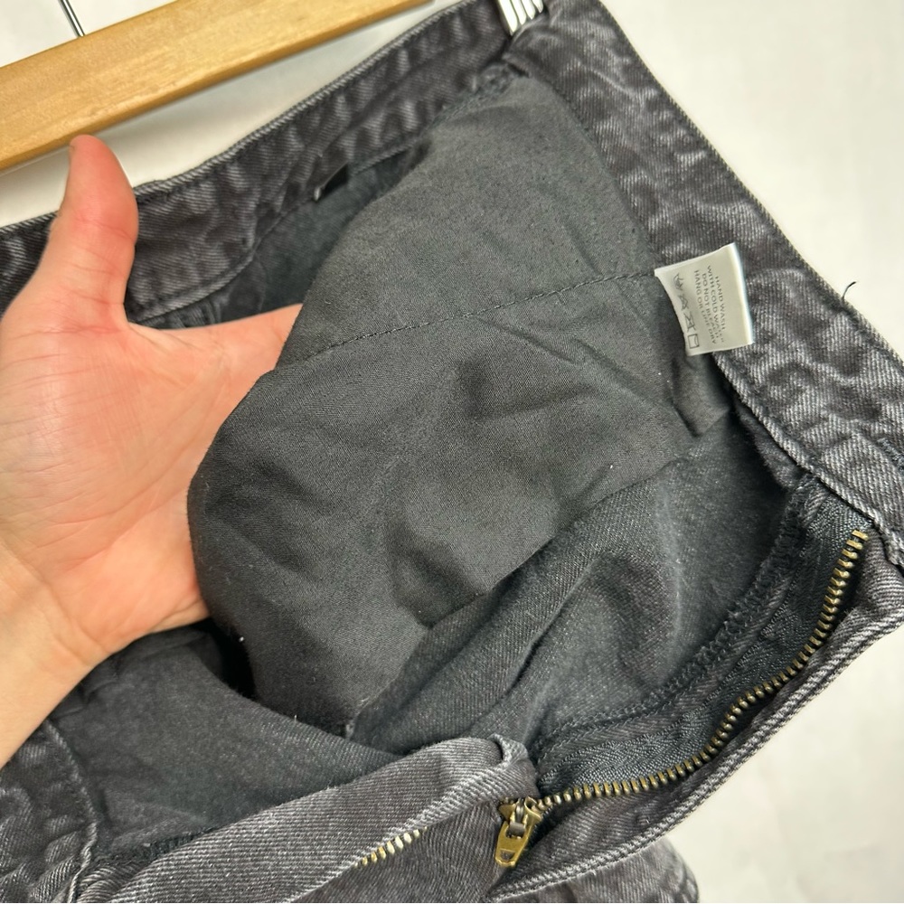 Y2K Men’s Denim Cargo style Black‎ Pants - Picture 9 of 16